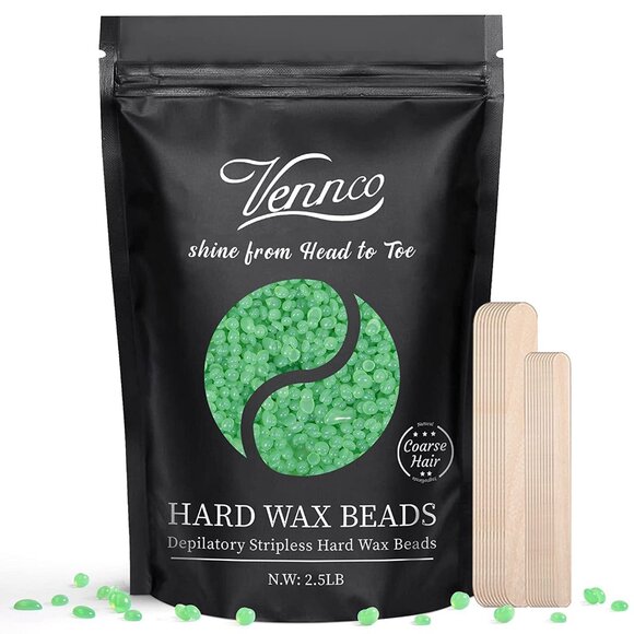2.5lb Professional Aloe Wax Beads - Stripless Hard Wax for Brazilian & Body Use